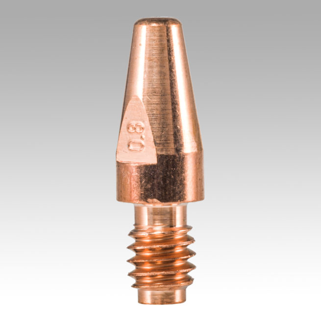 Contact Tip - 0.8mm - 0.030in - M8 - Pack of 10