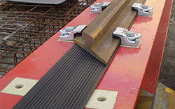 Crane rail pad