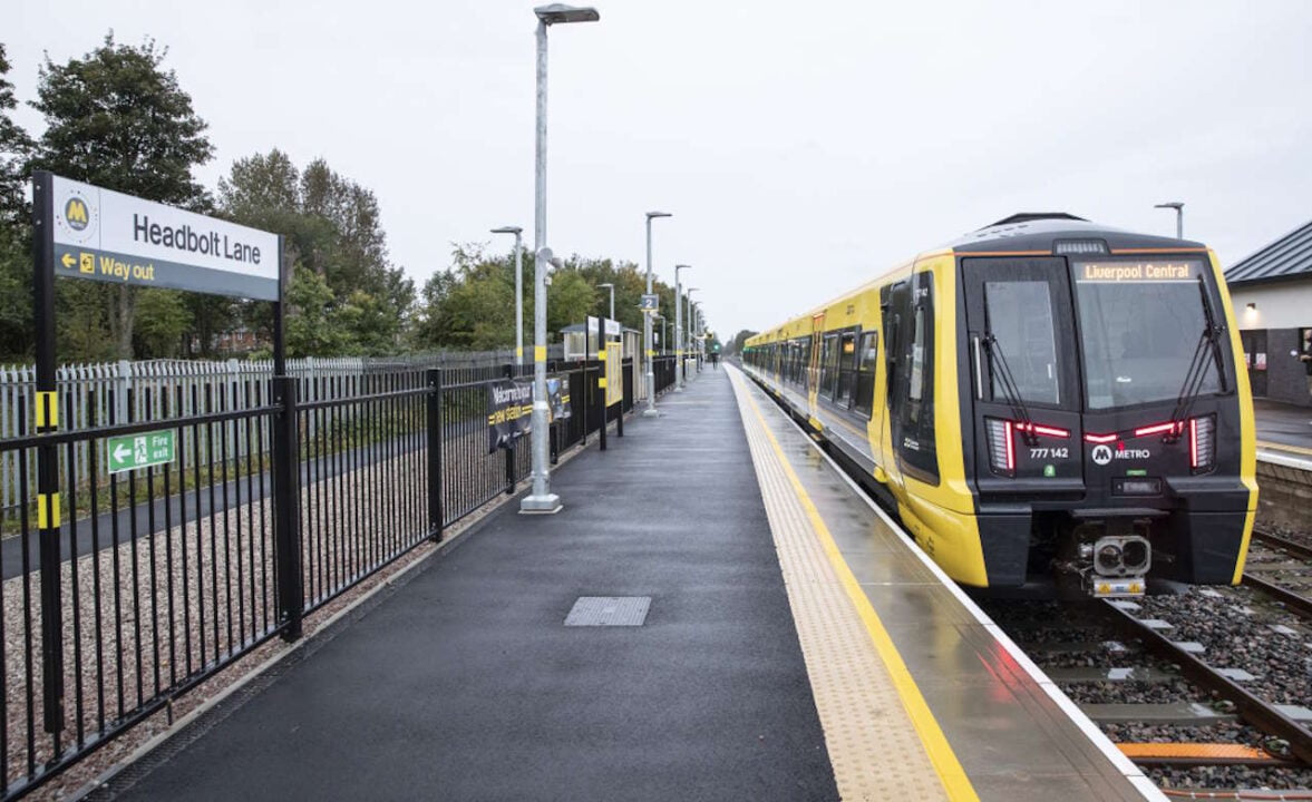 New Merseyrail train at Headbolt Lane station. // Credit: Liverpool City Region COmbined Authority