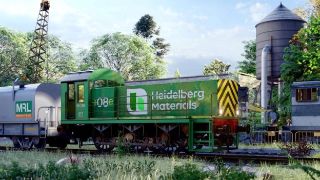 CGI Render of 08296 with Heidelberg Livery mock up