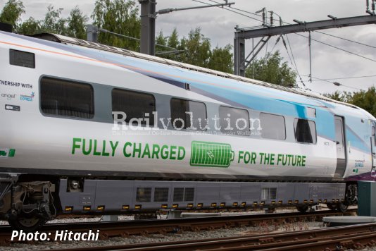 Hitachi Rail's battery train completed testing in the north of England