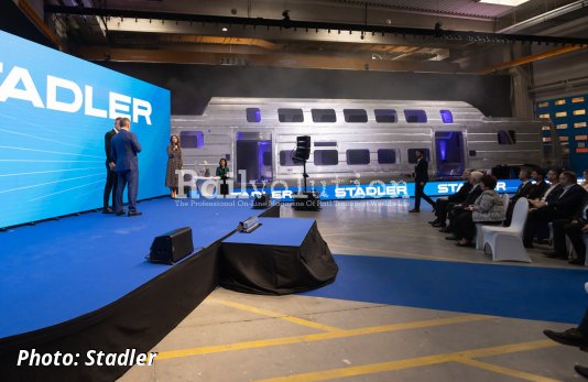 Stadler presents first double-deck car produced in Hungary