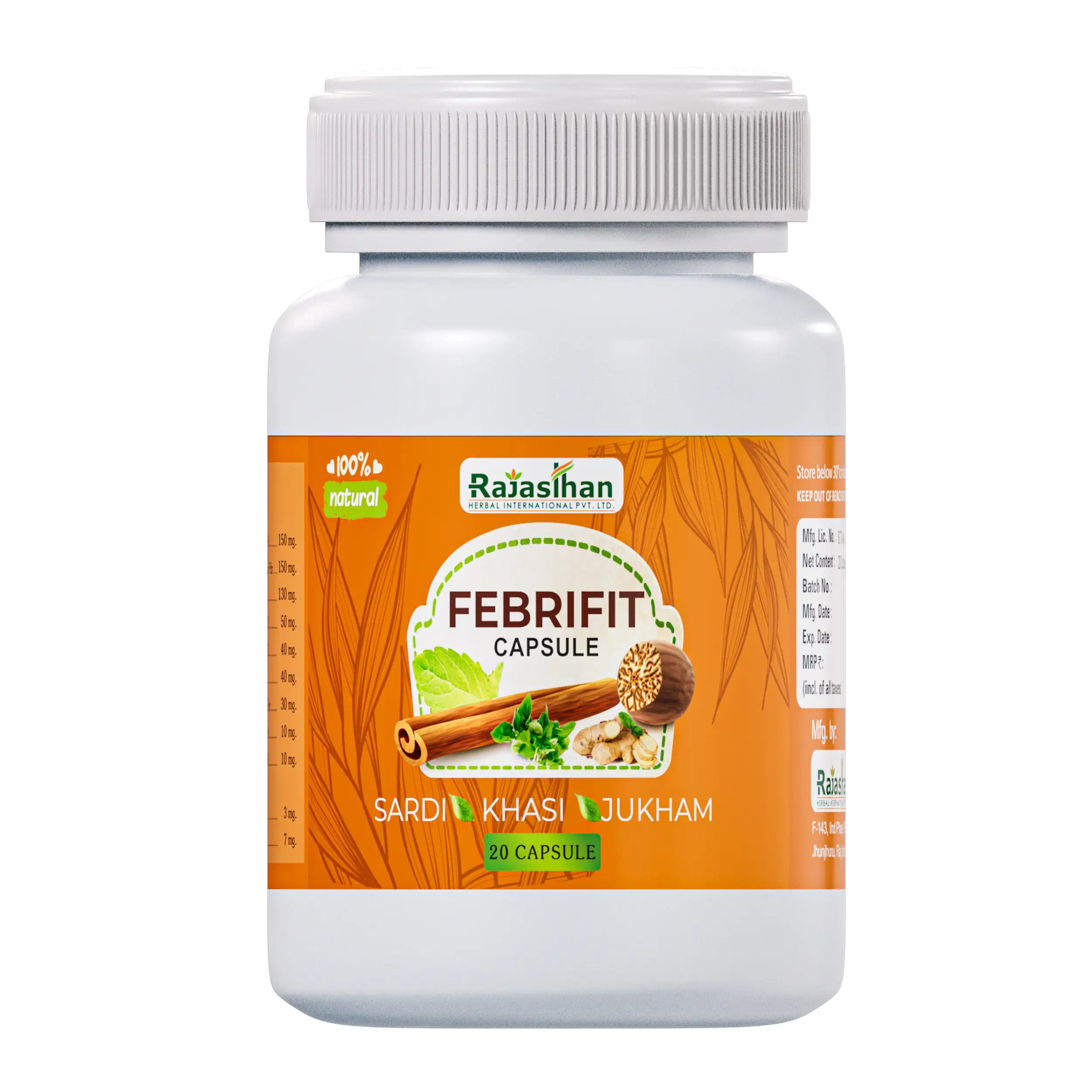 Febrifit Capsule 20