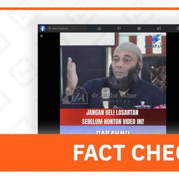 FACT CHECK: Video of Indonesian preacher promoting hypertension ‘cure’ is AI-edited