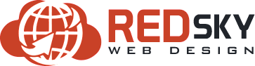 Red Sky Web Design Logo