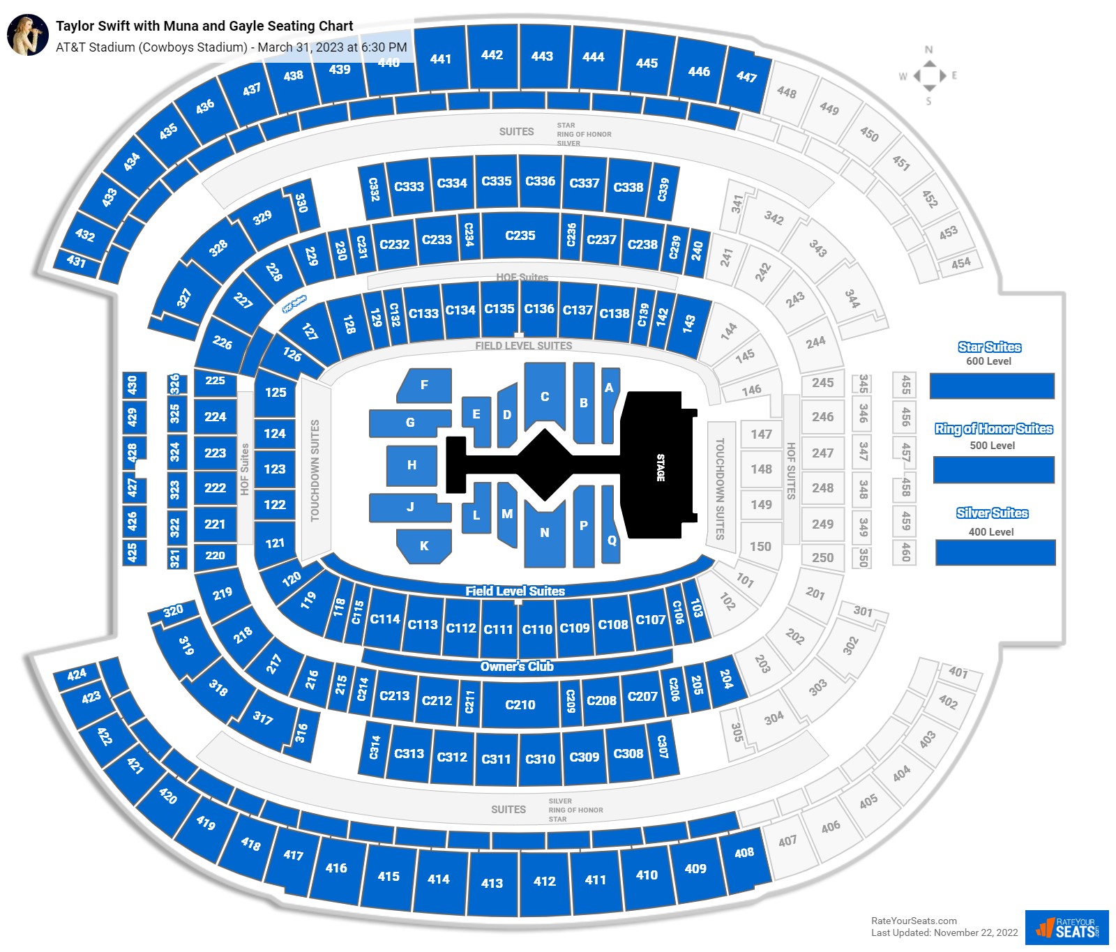 Taylor Swift Seattle 2024 Seating Chart - Helen Kristen