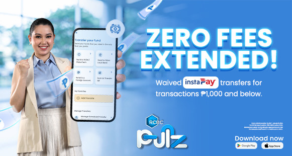 RCBC Pulz Free InstaPay Promo