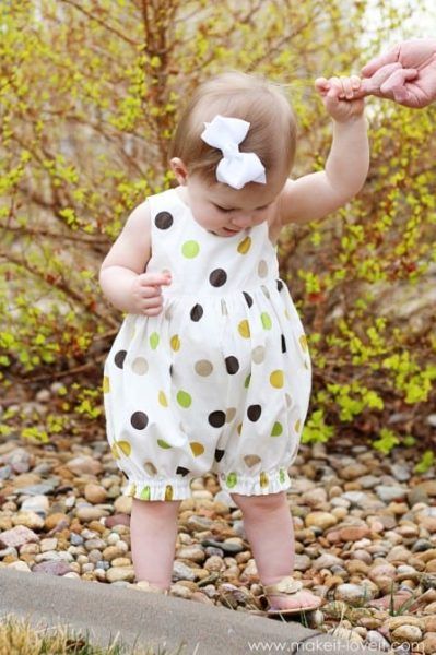 DIY Baby Bubble Romper