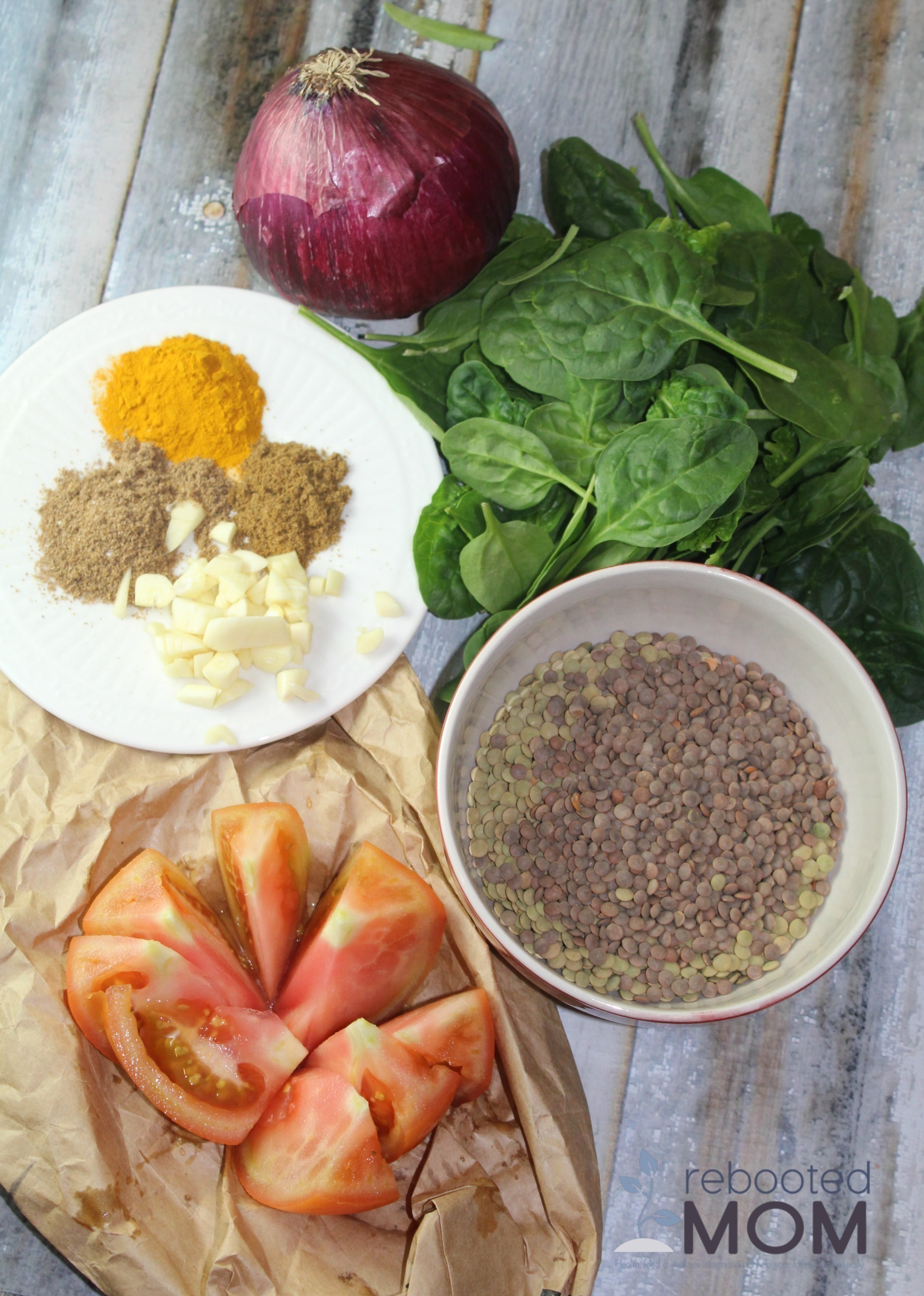 Everyday Lentil & Spinach Dal {Instant Pot}