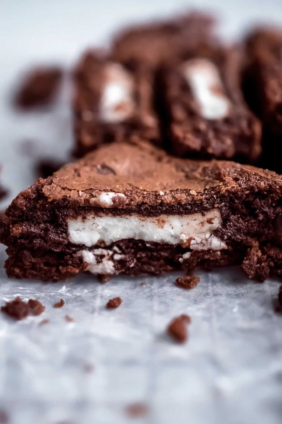 peppermint surprise brownie