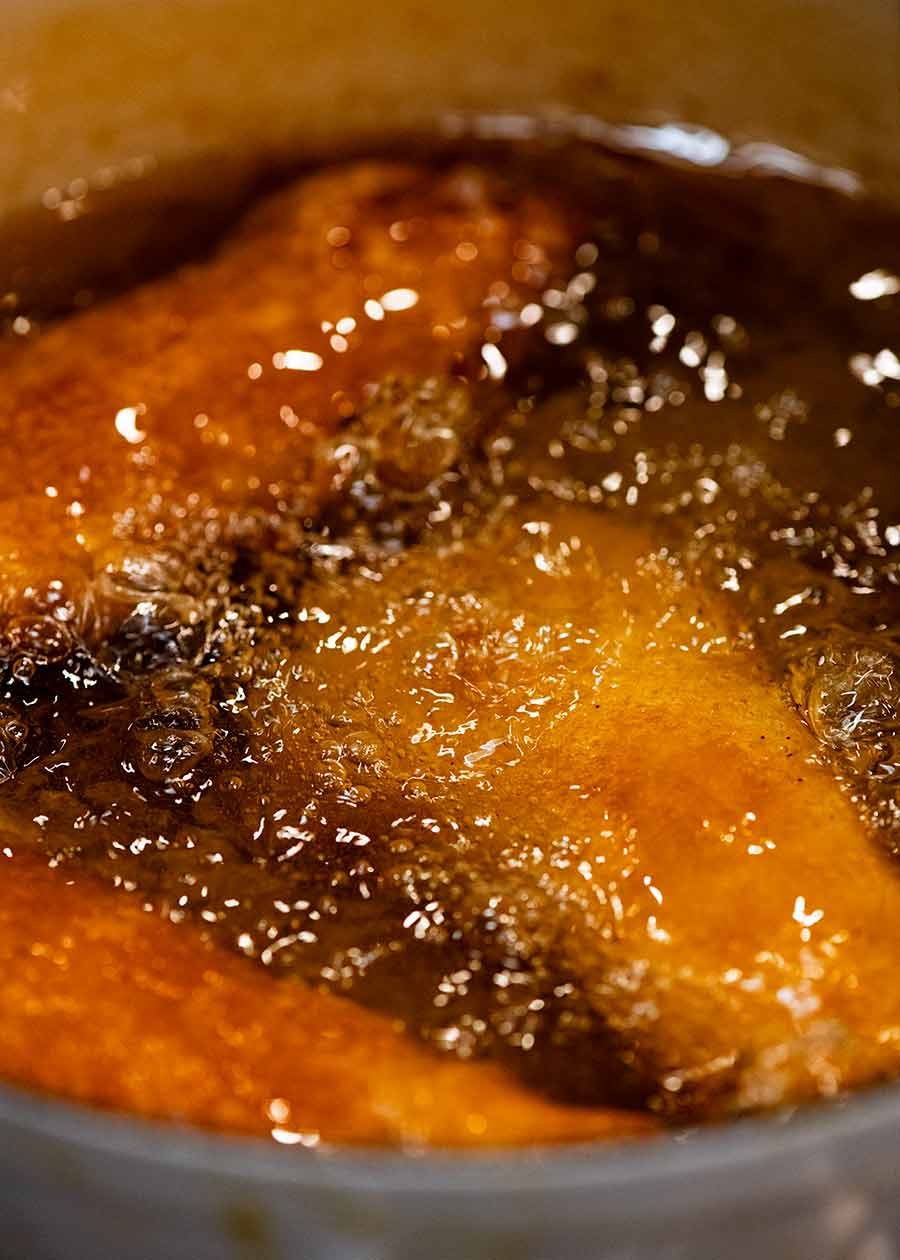 Frying Beer Battered Fish