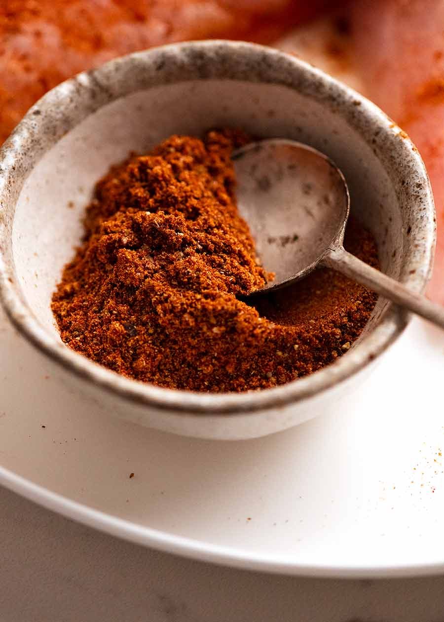 Bowl with Fish Seasoning - Spice Rub for Fish