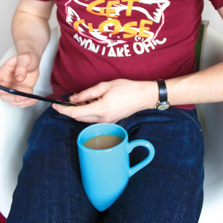 Taza de café Lap en color azul 