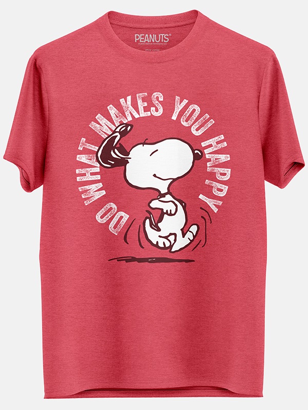 Do What Makes You Happy - Peanuts Official T-shirt