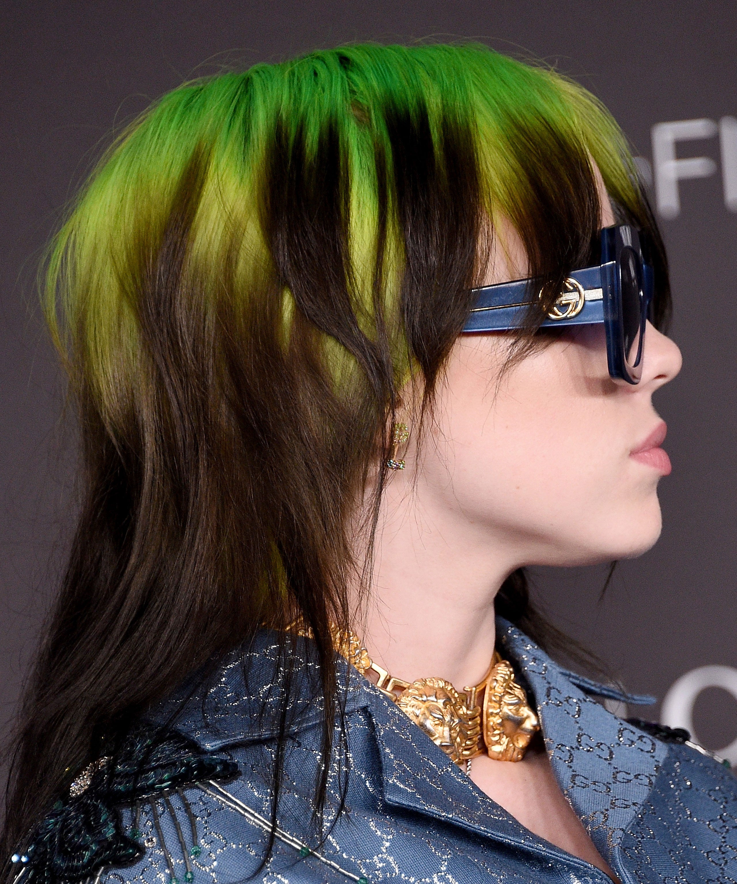 Billie Eilish Brought Back Green Hair Roots For Grammys