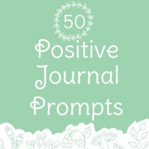 This digital download will give you 50 positive thinking journal prompts to help change your mindset and grow positive thoughts.