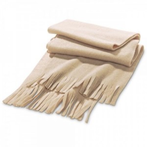  Bufandas polares publicitarias color Beige