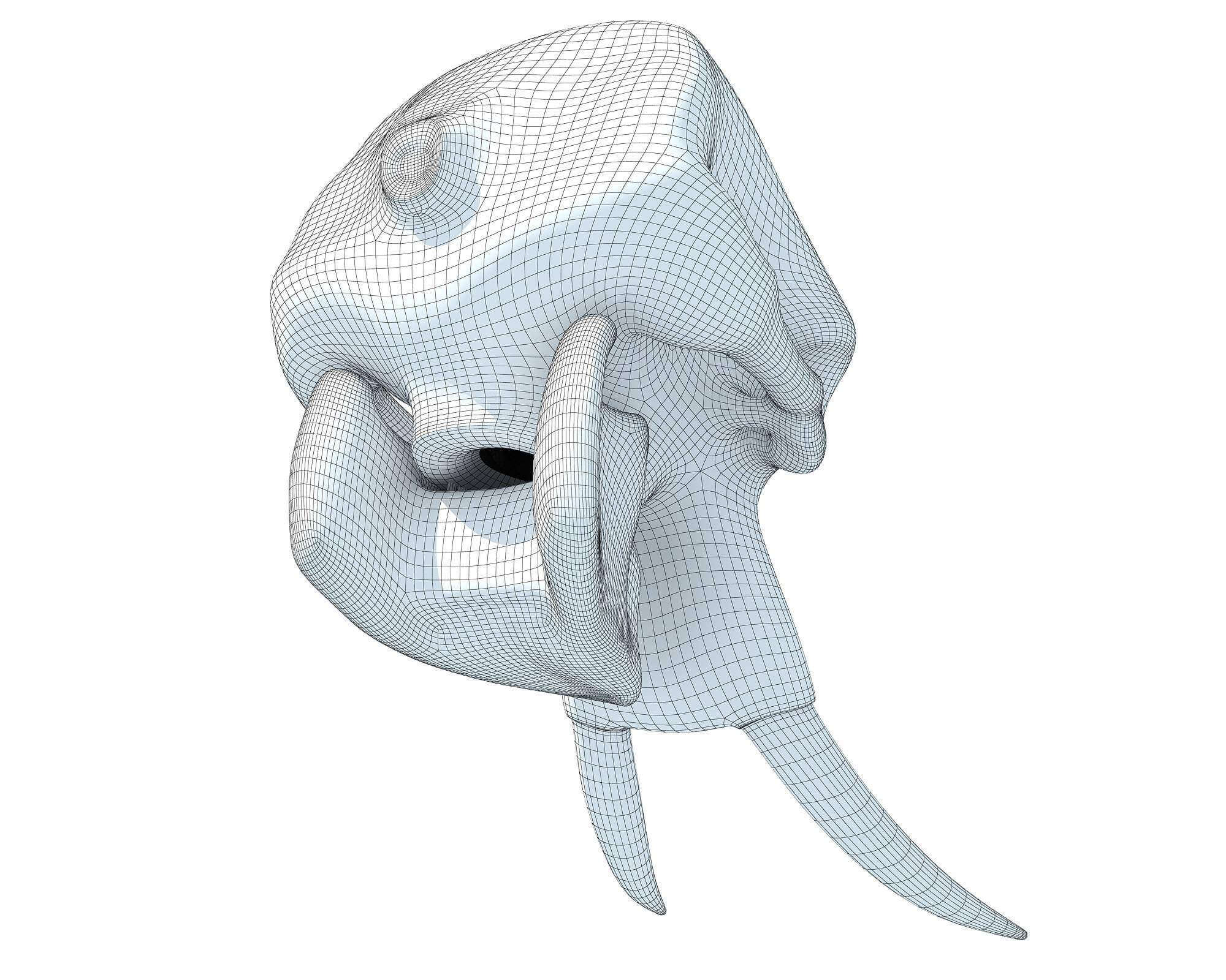 Elephant Skull 3D Model