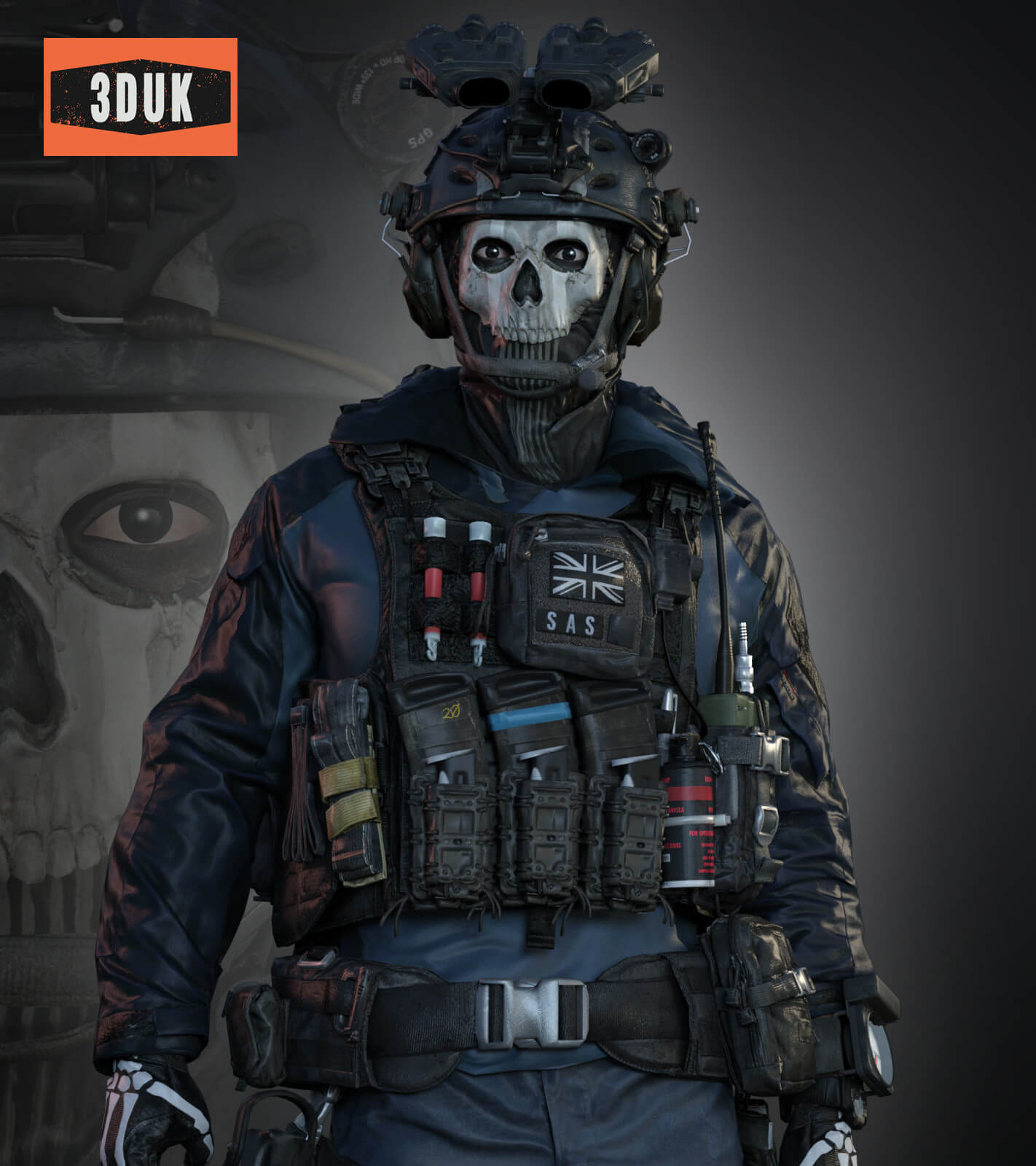 Call Of Duty Simon Ghost Riley