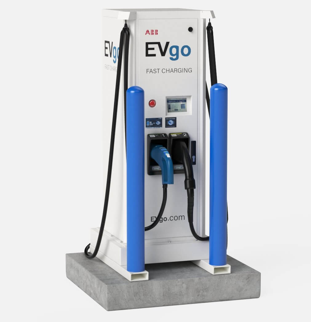 Electric Vehicle Charging Station EV GO 5 3D Model