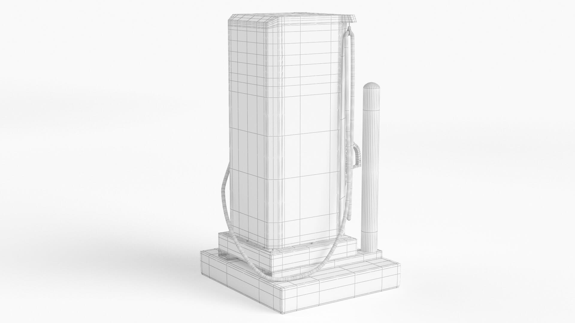 Electric Vehicle Charging Station EV GO 5 3D Model