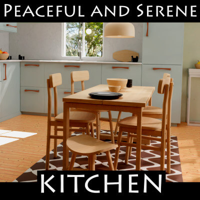 Peaceful and Serene Kitchen