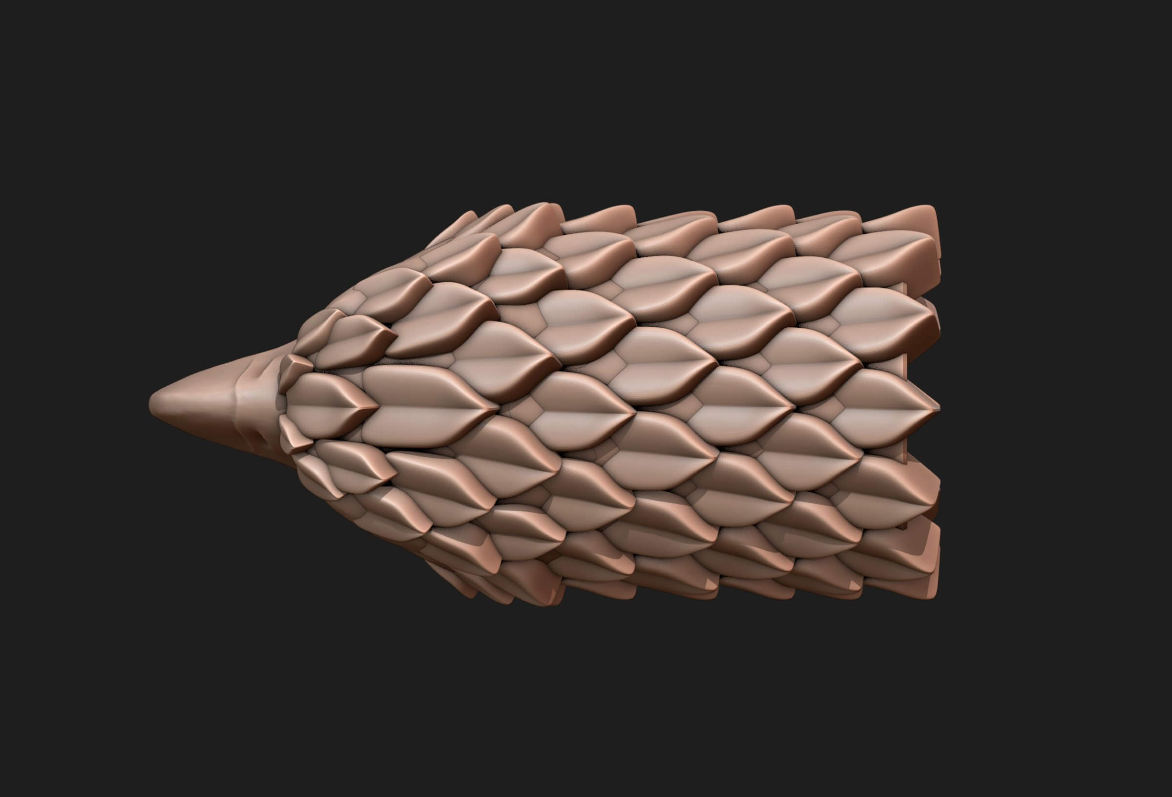 Falcon Head Stylized 3D Model