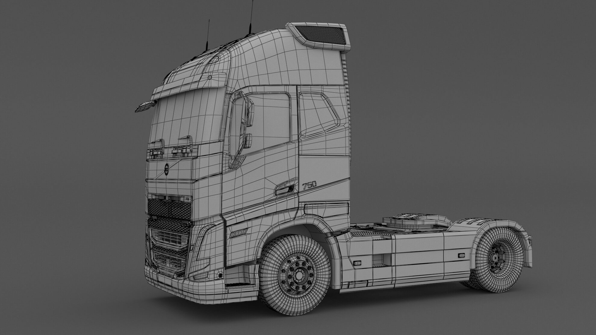 Volvo FH16 2021 3D Model