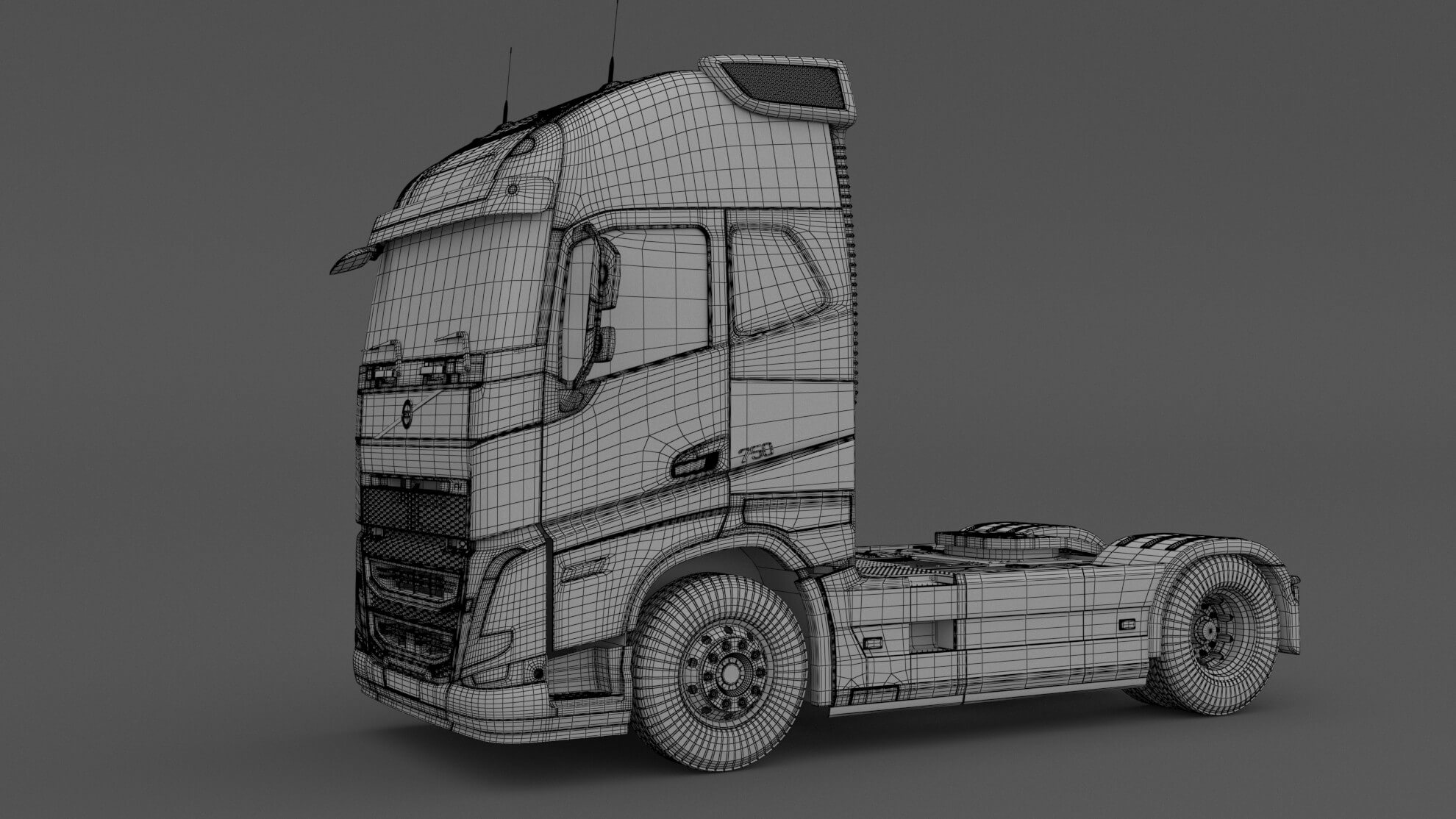 Volvo FH16 2021 3D Model