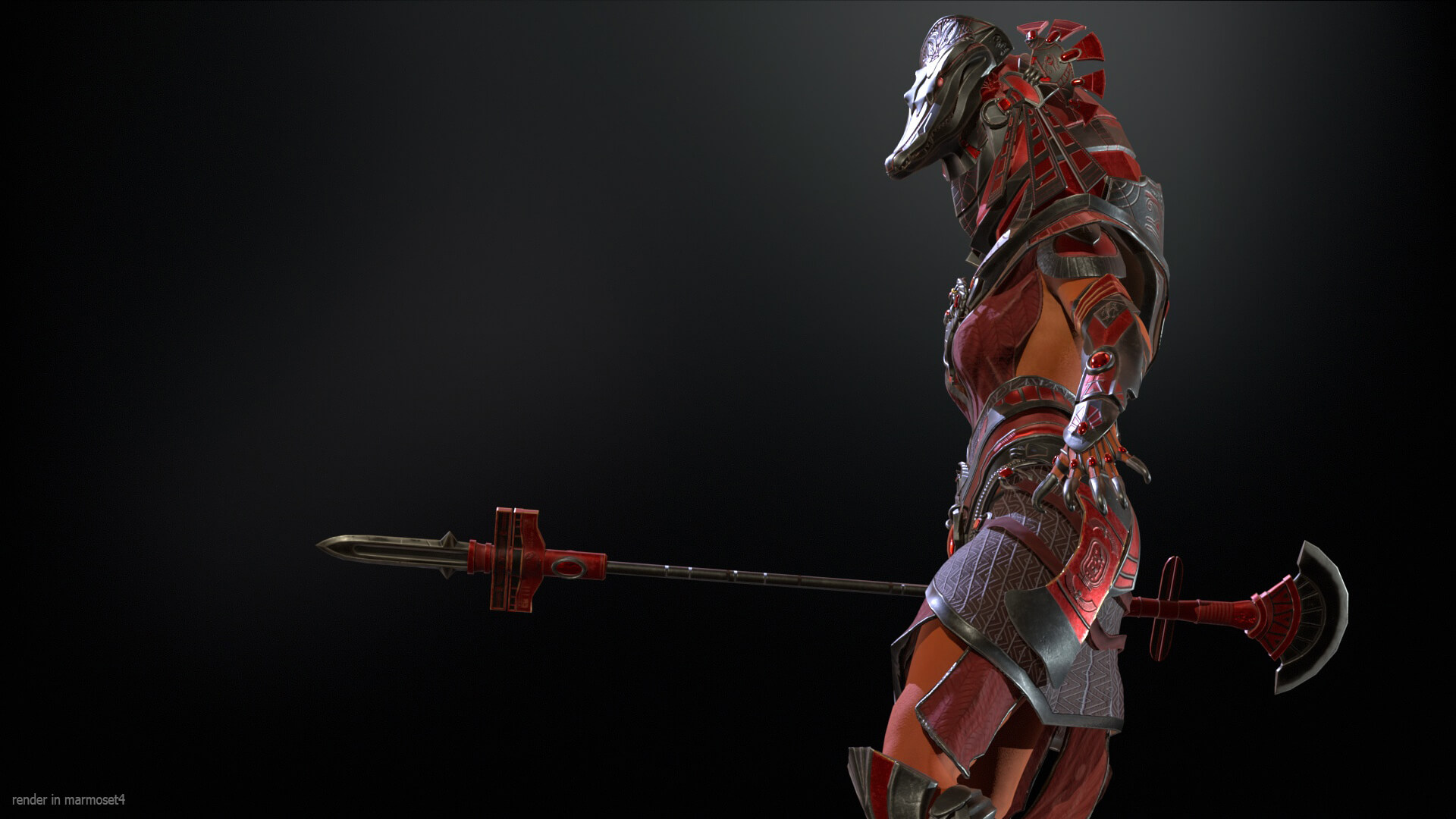 Amat Game Ready 3D Model