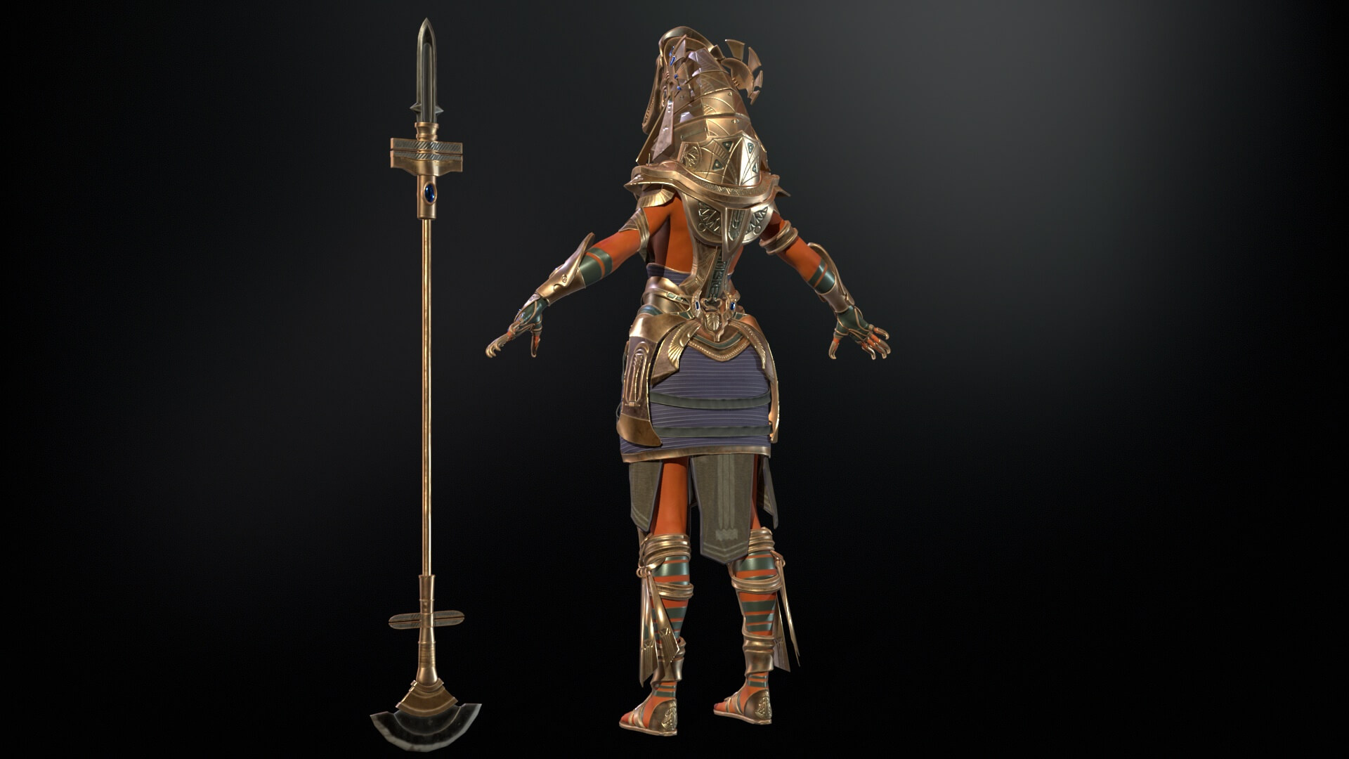 Amat Game Ready 3D Model