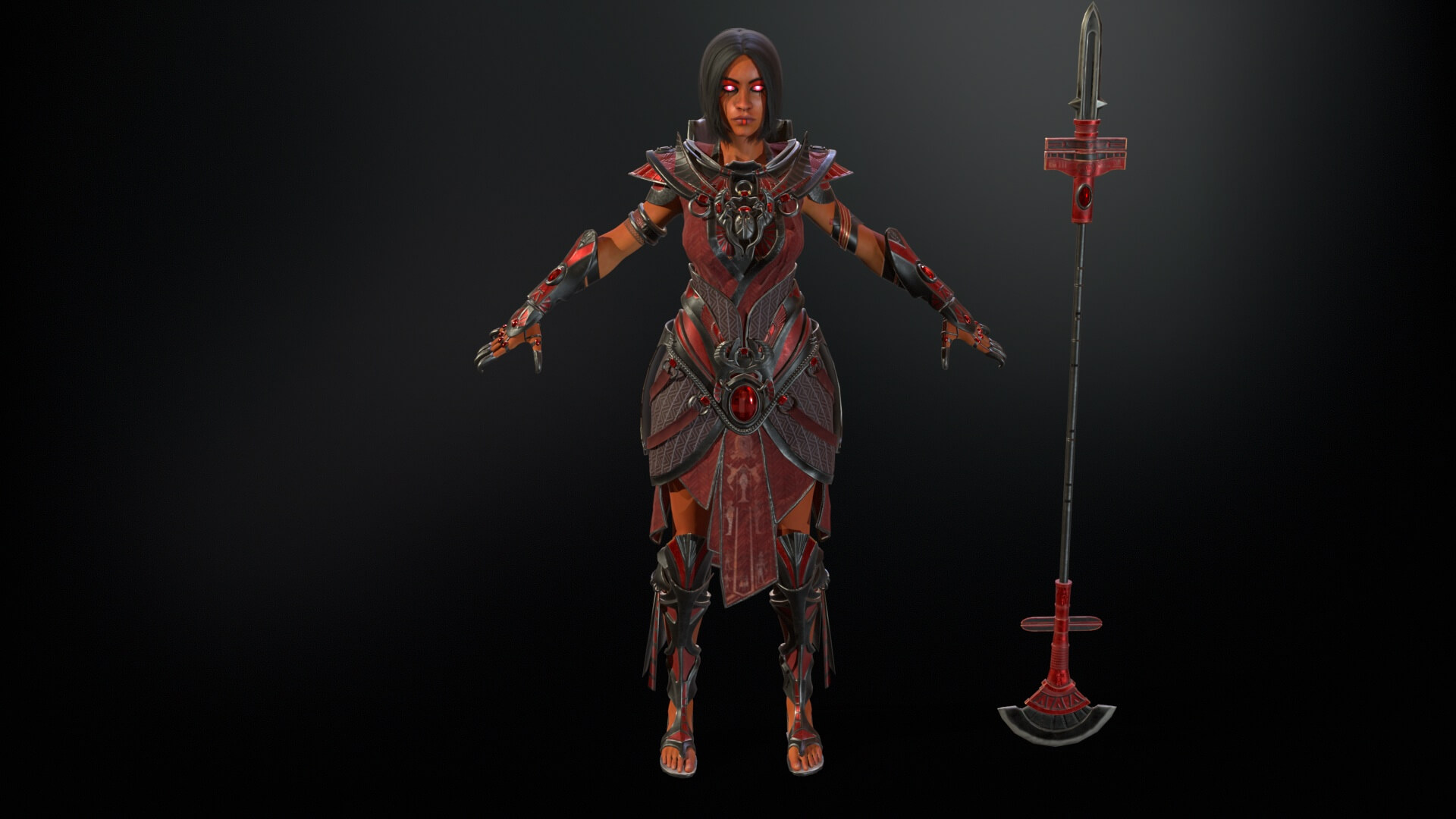 Amat Game Ready 3D Model