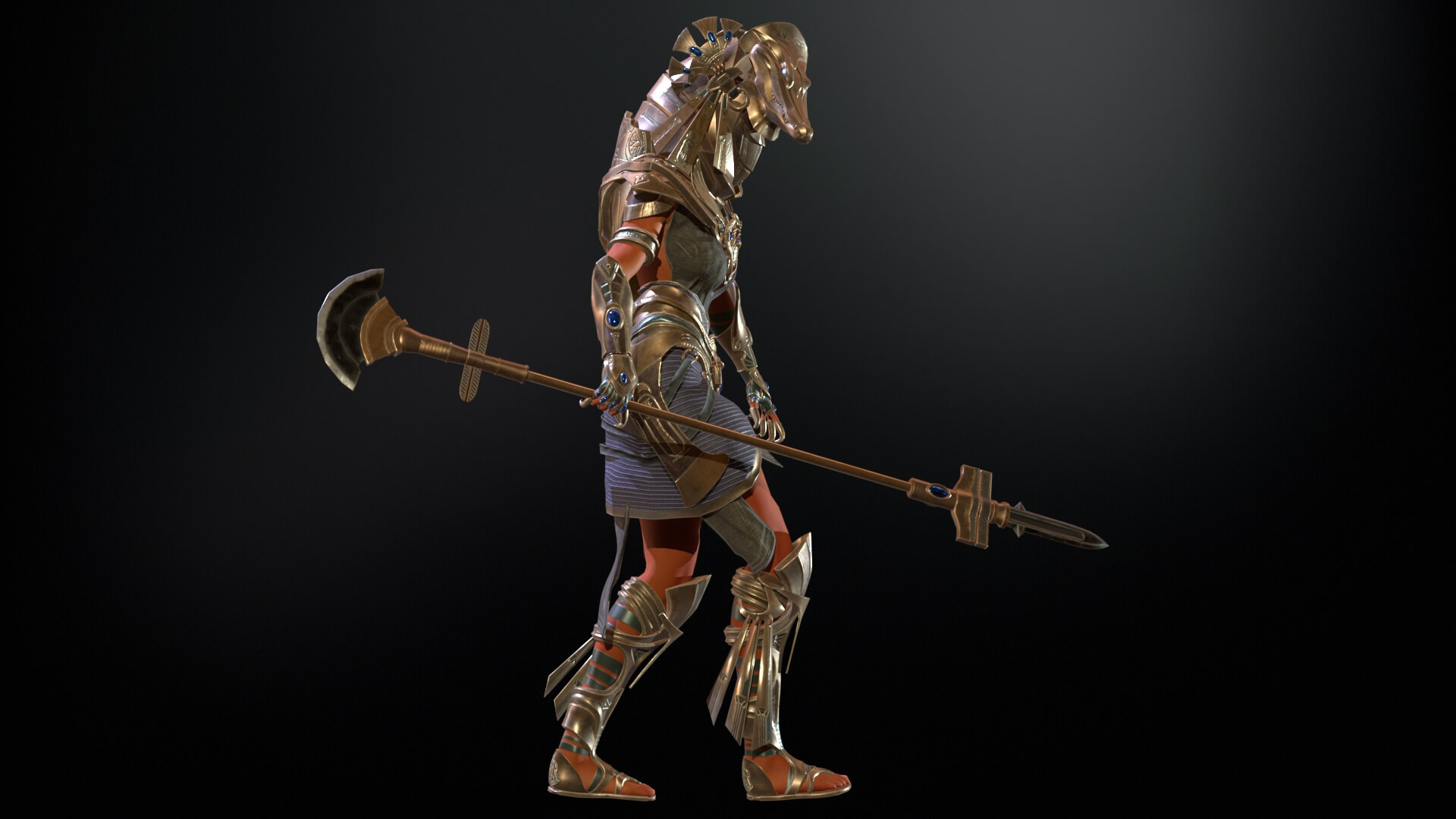 Amat Game Ready 3D Model