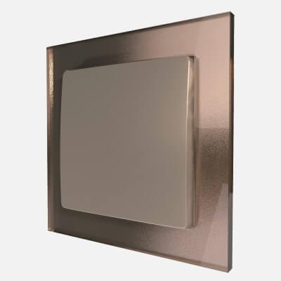 Switch Brass Glass Frame