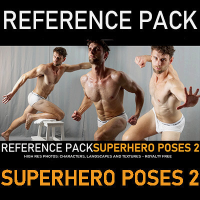 Superhero Poses 2 300+ Reference Pictures