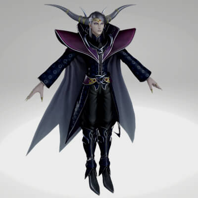 Dissidia Nt - The EmperorViolet Robe