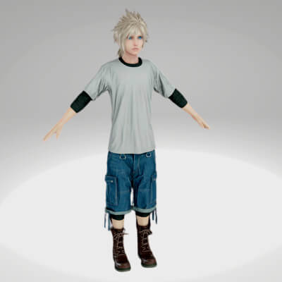 Final Fantasy - FF7 R - Young Cloud