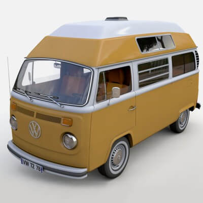 Volkswagen T2 Hight Top Safare Camper 1974