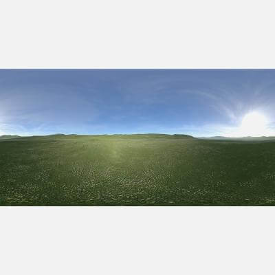 Afternoon Grass Field 2 HDRI Sky