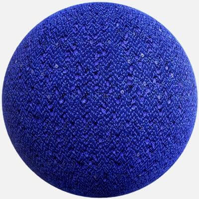 Blue Fabric PBR Texture