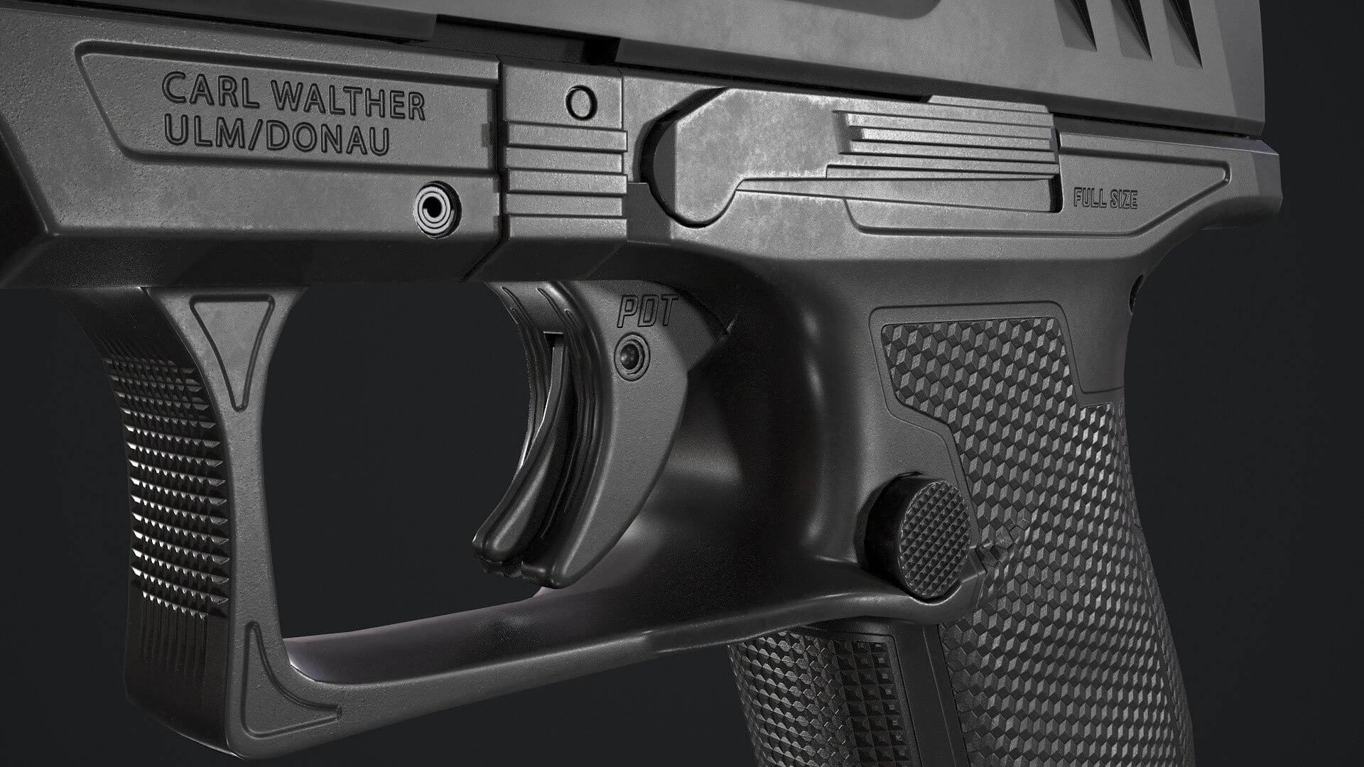 Walther PDP Full-Size 3D Model