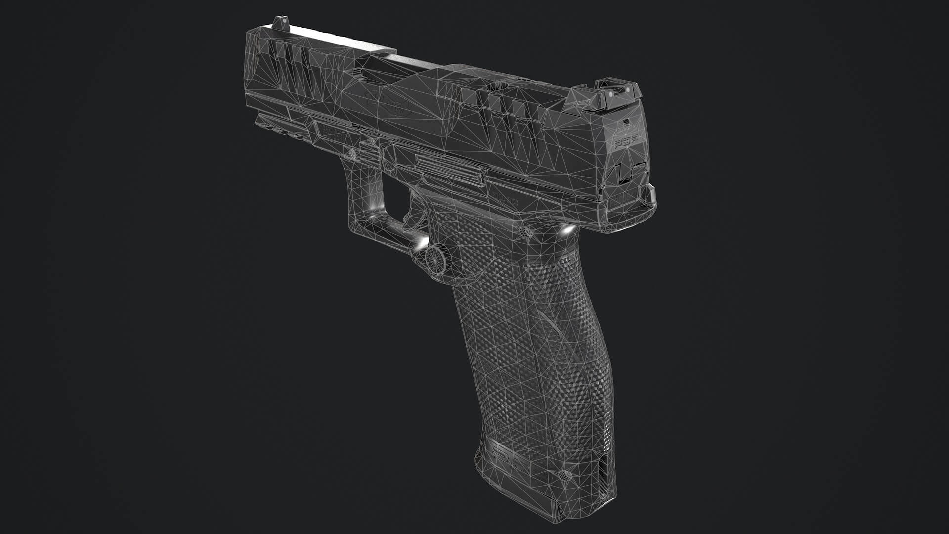 Walther PDP Full-Size 3D Model