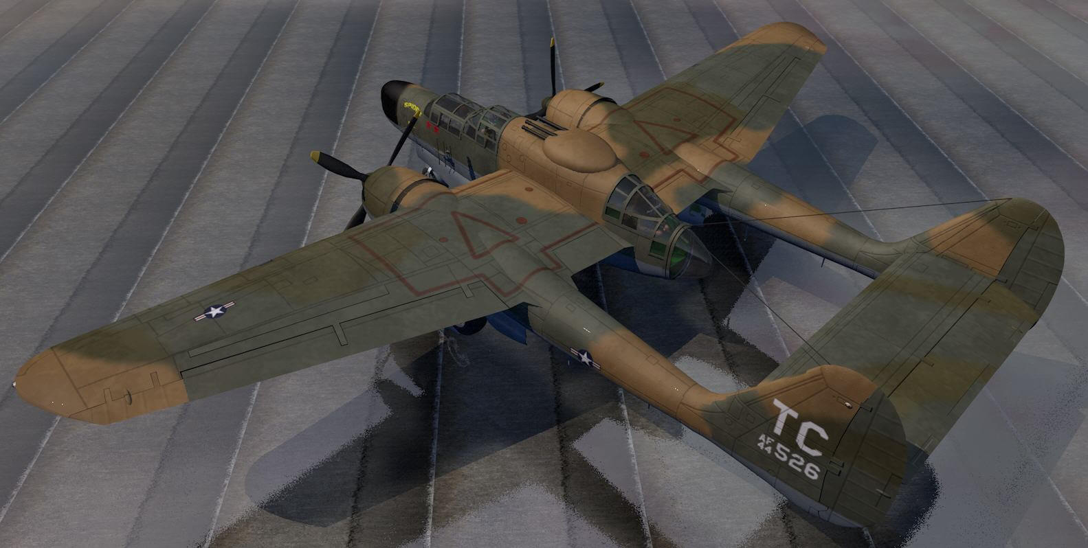 Northrop P-61 Black Widow 3D Model