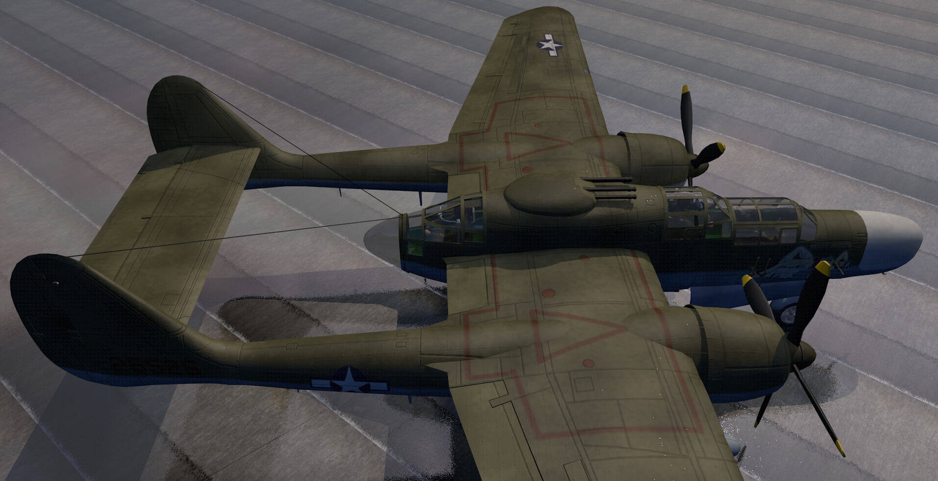 Northrop P-61 Black Widow 3D Model