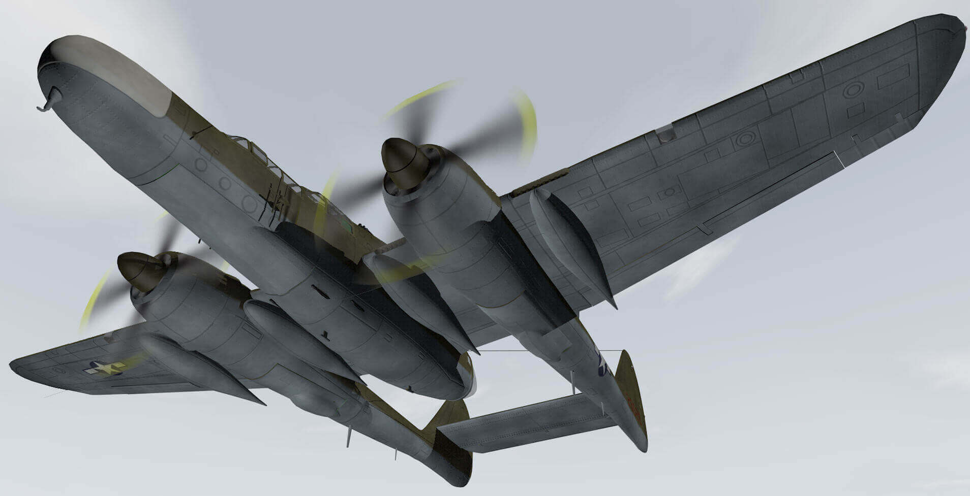 Northrop P-61 Black Widow 3D Model