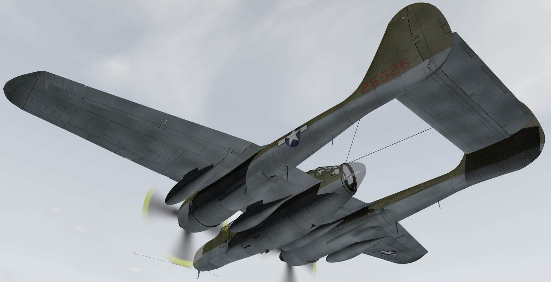 Northrop P-61 Black Widow 3D Model