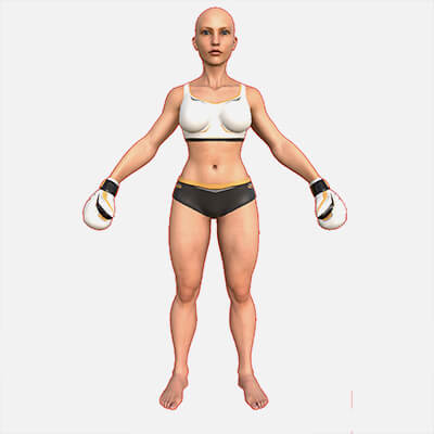 Boxing Strong Girl