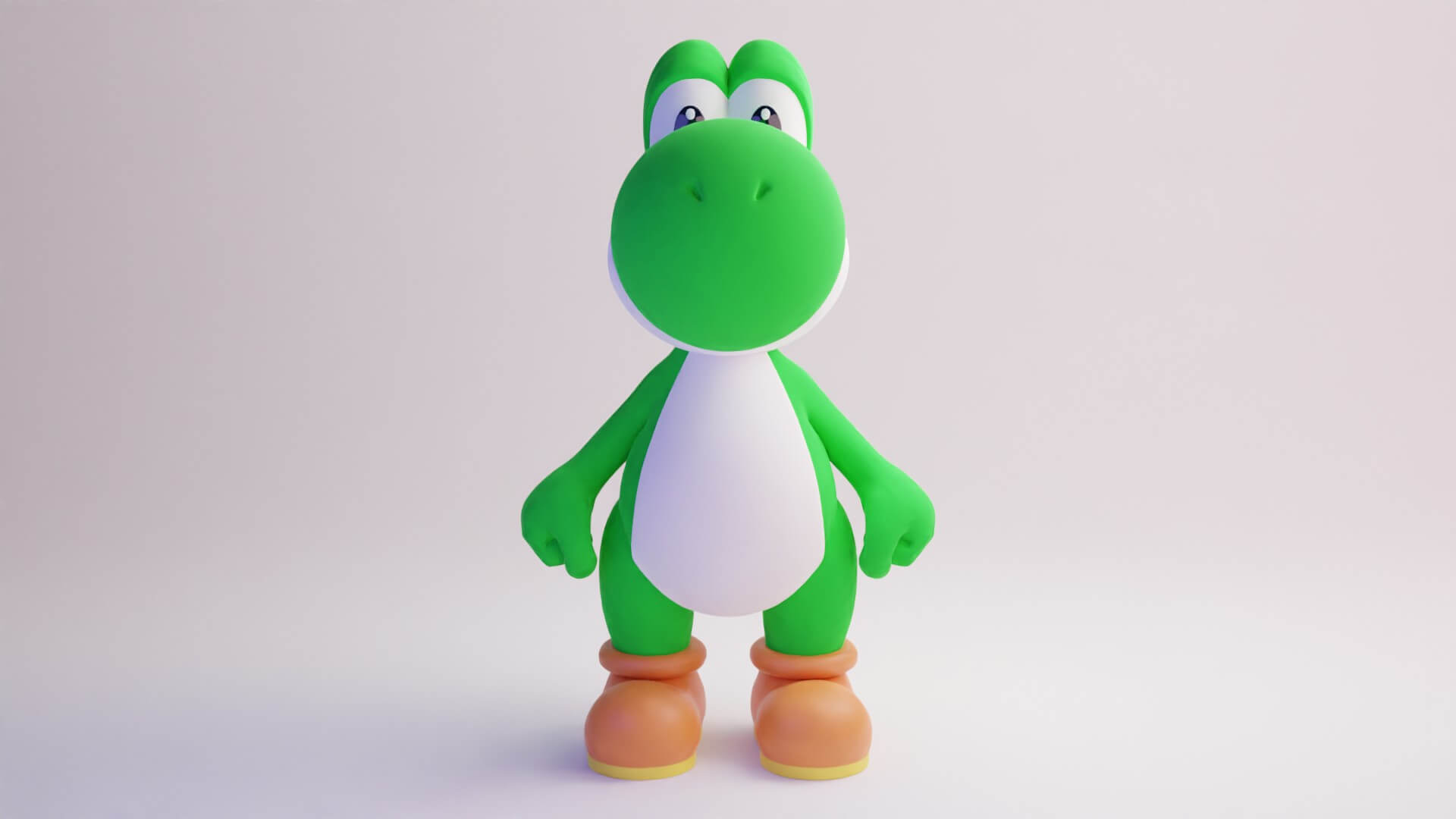 Yoshi From Super Mario 3D Model