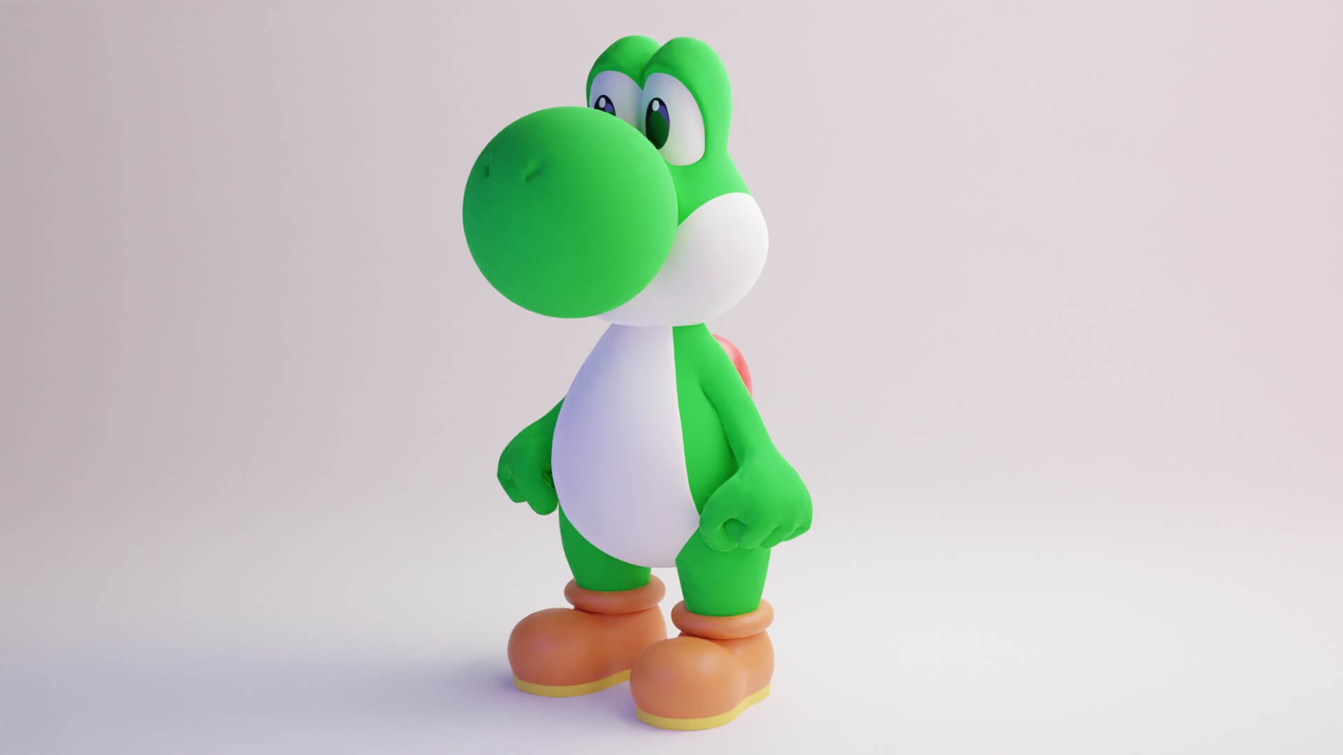 Yoshi From Super Mario 3D Model