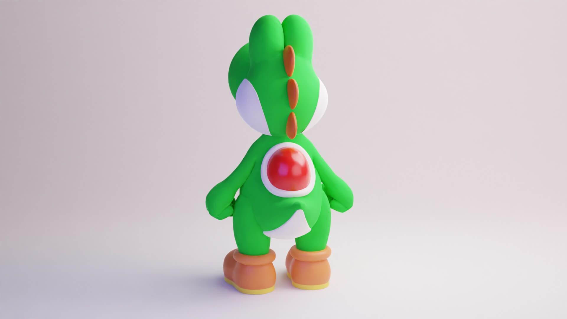 Yoshi From Super Mario 3D Model